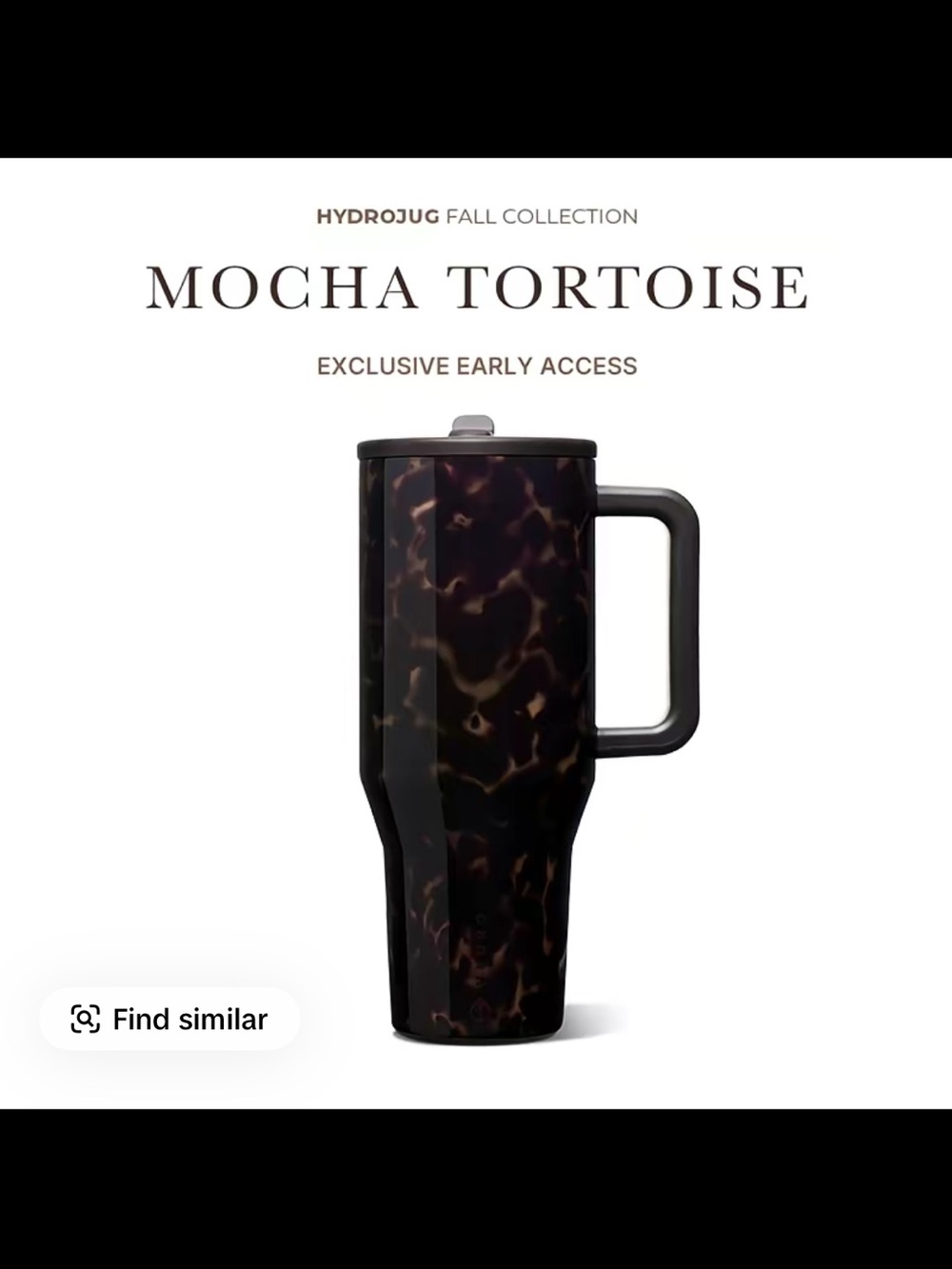 HydroJug Mocha Tortoise Traveler 40